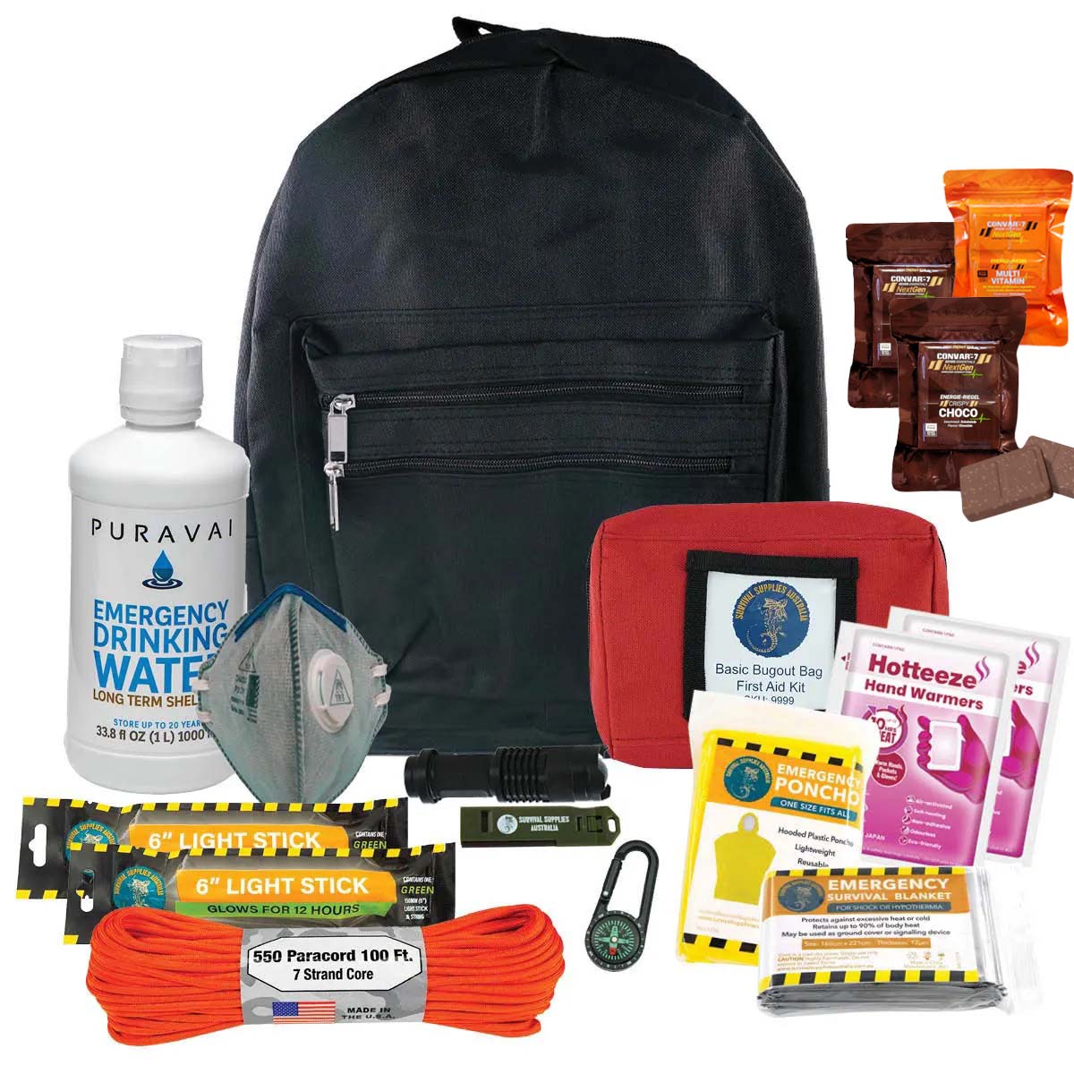 Kid s Bug Out Bag Black